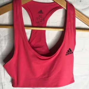 Adidas Women's Performance Sports Bra Climalite Pink Size XS